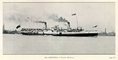 CHIPPEWA in Toronto Harbour