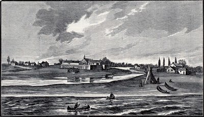 Chicago in 1830. From the Lake