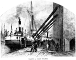 Loading a Grain Steamer