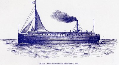 Great Lakes Propeller MERCHANT, 1862