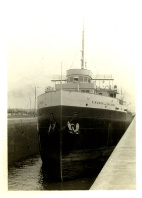 C. RUSSELL HUBBARD in the Soo Locks