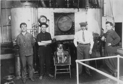 Engine crew of the THOMAS WALTERS