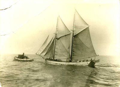 Schooner Cornelia leaving Oswego