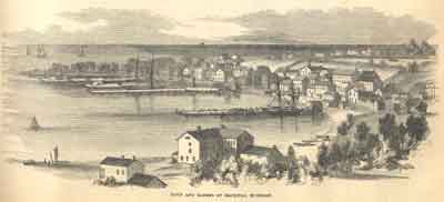 Town and Harbor of Mackinac, Michigan