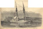 The Schooner AUGUSTA in port at Chicago, after the collision with the steamer LADY ELGIN