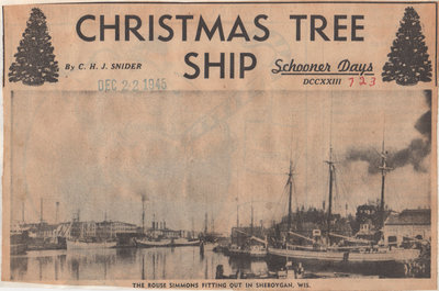 Christmas Tree Ship: Schooner Days DCCXXIII (723)