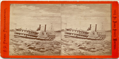 CORINTHIAN in rapids of the Saint Lawrence River