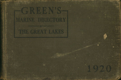 Green's Marine Directory of the Great Lakes, 1920