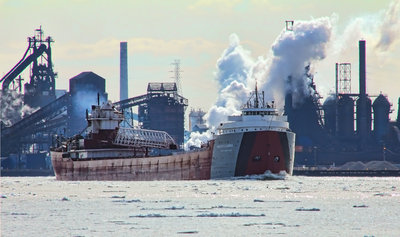 Philip R. Clarke passing Zug Island