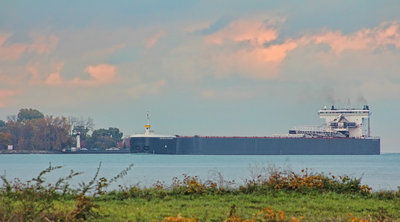 American Integrity passing Windmill Point lighthouse