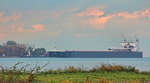 American Integrity passing Windmill Point lighthouse