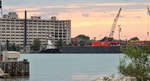 Tugboat Huron Service at the Detroit Port Authority Terminal