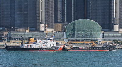 USCGC Bristol Bay on the scene of the &quot;Detroit River Readiness 2011&quot;