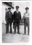 Raoul Lalonde and crew on deck of Britannic