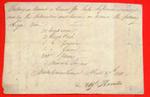 Canoe, Aug't Hamelin, Bill of Lading, 27 Apr 1811