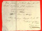 Boats, L. Crawford, Bill of Lading, 27 Apr 1811