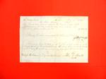 Revenue Cutter, A. J. Dallas, Receipt, 01 Jul 1823