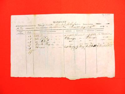 Brig, Union, Manifest, 16 Aug 1824