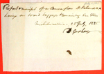 Canoe, Not Legible, Manifest, 15 Jul 1825