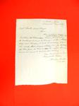 Correspondence, 23 Aug 1836, "Abraham Wendell to Messers. Smith, Macy & Russell re supplies for Pottawatomie Island Lighthouse"