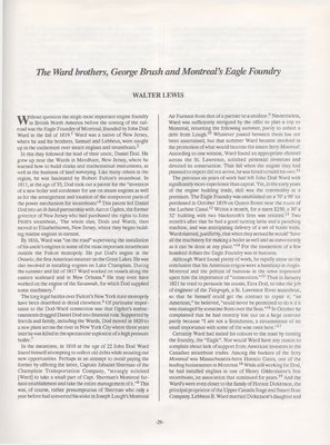 The Ward Brothers, George Brush and Montreal's Eagle Foundry