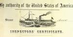 Port of Detroit, Steamboat Inspection Certificates, 1857-1859