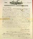 Steamer Western Metropolis, Inspector's Certificate, 6 June 1859