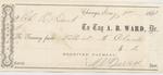 A. B. Ward, Tug to Russell Dart, Receipt