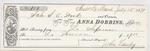 Anna Dobbins, Tug to S. A. Wood, Receipt