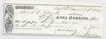 Anna Dobbins, Tug to S. A. Wood, Receipt