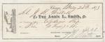 Annie L. Smith Tug to John B. Wilbor, Receipt