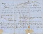 B. P. Hutchinson to Jura, Bill of Lading