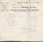 Beatty & Co. to Jura, Receipt