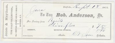 Bob Anderson, Tug to Jura, Receipt