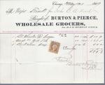 Burton & Pierce to S. A. Wood, Receipt