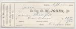 C. W. Jones, Tug to Jura, Receipt