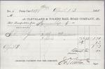 Cleveland & Toledo Rail Road Company to Jura, Receipt