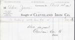 Cleveland Iron Co. to Jura, Receipt