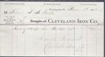 Cleveland Iron Company to S. A. Wood, Receipt