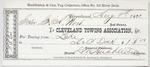 Cleveland Towing Association to S. A. Wood, Receipt