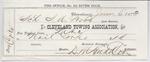 Cleveland Towing Association to S. A. Wood, Receipt