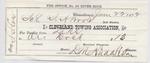 Cleveland Towing Association to S. A. Wood, Receipt