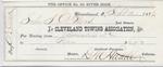 Cleveland Towing Association to S. A. Wood, Receipt