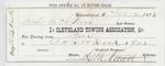 Cleveland Towing Association to S. A. Wood, Receipt