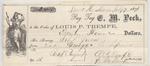 E. M. Peck, Tug to Jura, Receipt