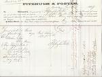 Fitzhugh & Foster to Mystic, Bill of Lading