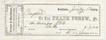 Frank Perew, Tug to Mystic, Receipt