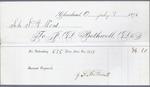 J. D. Bothwell to S. A. Wood, Receipt