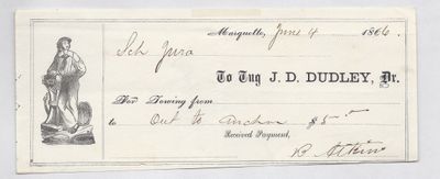 J. D. Dudley, Tug to Jura, Receipt