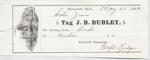 J. D. Dudley, Tug to Jura, Receipt